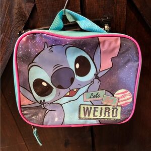Stitch Kids Lunch Bag - Blue and Pink